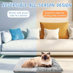 VitalCozy 2 Pack Self Warming Cat Mat Self Heating Pad Bed Reversible Machine - Image 4