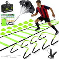 Agility Ladder, Soccer Football Training Equipment Set - 20ft Speed Ladder by FITPARNER