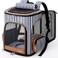 Lekereise Pet Carrier Backpack Expandable Cat Backpack by Lekereise