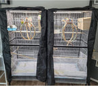 Extra Large Bird Cage Cover Breathable Waterproof Material Universal Black-Out - Image 7