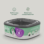 Litter Genie Eco Refills | Compostable Cat Litter Bags Jumbo 2-pack | Up to 4 - Image 9