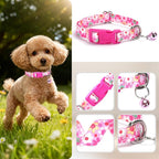 Small Dog Collar with Bell，Nylon - Image 3