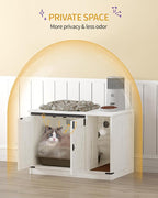 Cat Litter Box Enclosure, Hidden Litter Box Cabinet Furniture - Image 6