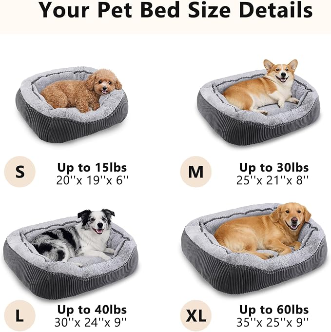 SIWA MARY Large Dog Bed for Large Dogs, Rectangle Dog Bed Large Size Dog - Image 4