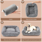 Dog Beds Large Sized Dog, Washable Self Warming Dog Cat Bed Rectangle - Image 6