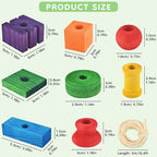 Bird Toys for Parrots, Natural Parrot Chew Training Foot Toy for Amazon African - Image 3