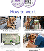 ESA Dog Tag, QR Code Dog Tag, Modifiable Free Pet Online Profile, Scannable QR - Image 5