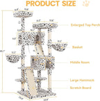 WEEWAY Cat Tree Tower for Indoor Cats, Stand House Condo Cave, Sisal Scratching - Image 2