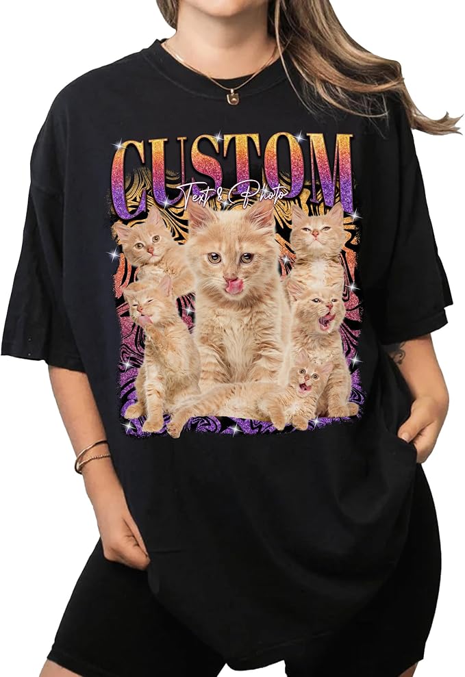 Custom Bootleg Rapper Graphic Tees Shirt – Retro 90s Vintage Style, - Image 8