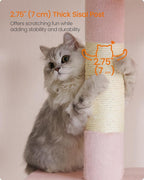 Feandrea Cat Tree, 33.1-Inch Cat Tower, Plush Condo - Image 5