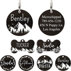 Ultra Joys Stainless Steel Pet ID Tag Dog Name Tags Personalized Front & Back by UltraJoys