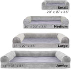 Furhaven Orthopedic Dog Bed for Medium/Small Dogs w/ Removable Bolsters & - Image 8