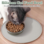 BNOSDM Silicone Cat Feeding Mat 2 Pack Dog Bowl Mats Pet Silicone Food Mat - Image 5