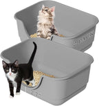 2 Pack Low Entry Small Litter Box by Unknown