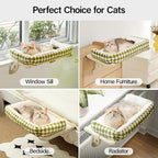 MEWOOFUN Cat Window Sill Perch for Indoor Cats, One-Step Sliding Clamping Slot - Image 6