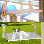 Foldable Cat Window Bed, Solidwood Cat Window Perch - Image 2