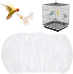 Bird Cage Seed Catcher, Mesh Net Cover Guard Soft Airy Cage Net Stretchy Skirt by Unknown