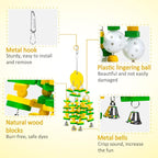 MEWTOGO Parrot Toys, Safe Healthy Parrots Cage Chewing Toy - Image 2