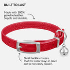 CollarDirect Leather Cat Collar - Image 2