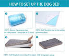 Orthopedic Memory Foam Bed for Medium Dogs, Cooling Crate Mat - Image 6