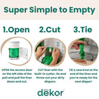 Diaper Dekor CLASSIC Diaper Pail Refills | 4 Count Unscented | Exclusive - Image 4