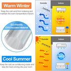 RELIANCER Magnetic Thermal Insulated Door Curtain, Waterproof EVA Door Cover - Image 3