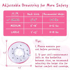 ANWA Adjustable Cat Cone Collar Soft, Cute Cat Donut Collar After Surgery - Image 2