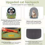 Cat Backpack Carrier, Breathable Cat Bubble Backpack Upgrade Large Space Cat - Image 6
