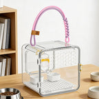 Bird Carrier - Portable Clear Cage - Image 3
