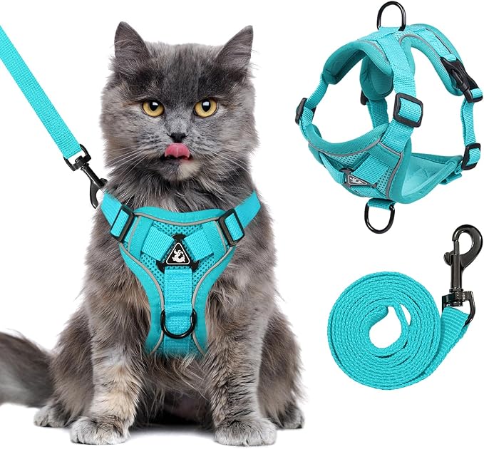 Escape Proof Cat Harness and Leash Set by GCVOPTON