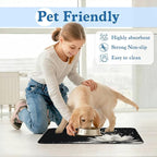 Magic White Lotus Pet Feeding Mat–Christmas Stocking Quick Dry Absorbent Dog - Image 6