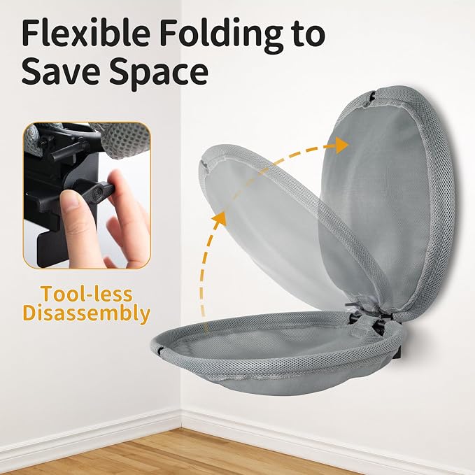 Wall Mounted Cat Hammock, Foldable Cat Bed - Image 3