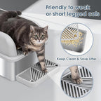8" Deep Stainless Steel Cat Litter Box - Image 4