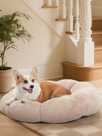 OhGeni 31 inches Calming Donut Orthopedic Dog & Cat Bed by OhGeni