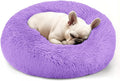 Dogs Bed for Small Dogs, Anti-Anxiety Washable Round Bed by Hoewina