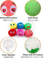 SCHITEC Squeaky Dog Toys, Soft Stuffed Plush Balls - Image 6