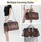 Stylish Leather Pet Carrier for Small Dogs and Cats Up to 15 lbs, Airline - Image 5