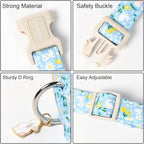 DOGWONG Easter Dog Collar-Cute Easter Rabbit Bunnies Egg Dog Collar, Adjustable - Image 3