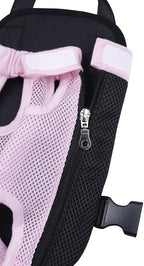 Pet Dog Puppy Cat Carrier Five Holes Backpack Double Shoulder Straps Mesh Front - Image 3