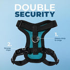 Voyager Escape-Proof Step-in Lock Cat Harness & 5ft Neoprene-Handle Leash Set - Image 2