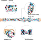 Lionheart glory Dog Collar Bow Collar Floral Dog Collar - Image 2