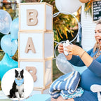 Whaline 2 Pack Gender Reveal Dog Bandana Team Boy Team Girl Triangle Pet Scarf - Image 7