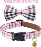Yizepet Dog Collar and Leash Set-Plaid Puppy Collar - Image 2