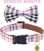 Yizepet Dog Collar and Leash Set-Plaid Puppy Collar - Image 2