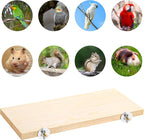 Okllen 3 Pack Bird Perch Stand, Parrot Wood Platform, Natural Wooden Perch Toys - Image 5