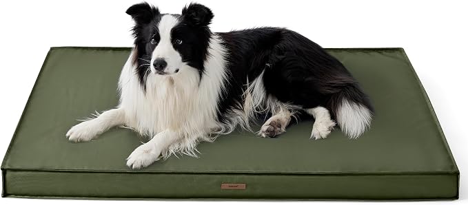 LE SURE Outdoor Waterproof Dog Crate Bed Large Sized Dog, Orthopedic Egg Crate by Lesure