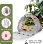 Bearded Dragon Carrier, Lizards Cage, Hamster Outdoor Used, Small Animal Travel - Image 4
