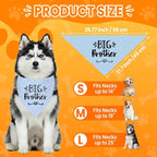 Big Brother Dog Bandanas, Pet Dog Triangle Scarf - Image 3
