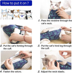 Cat Surgery Recovery Suit Cat Onesie - Image 5