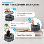 Air Purifiers for Bedroom Home for Smoke Pet Dander Odors, Air Purifier - Image 8